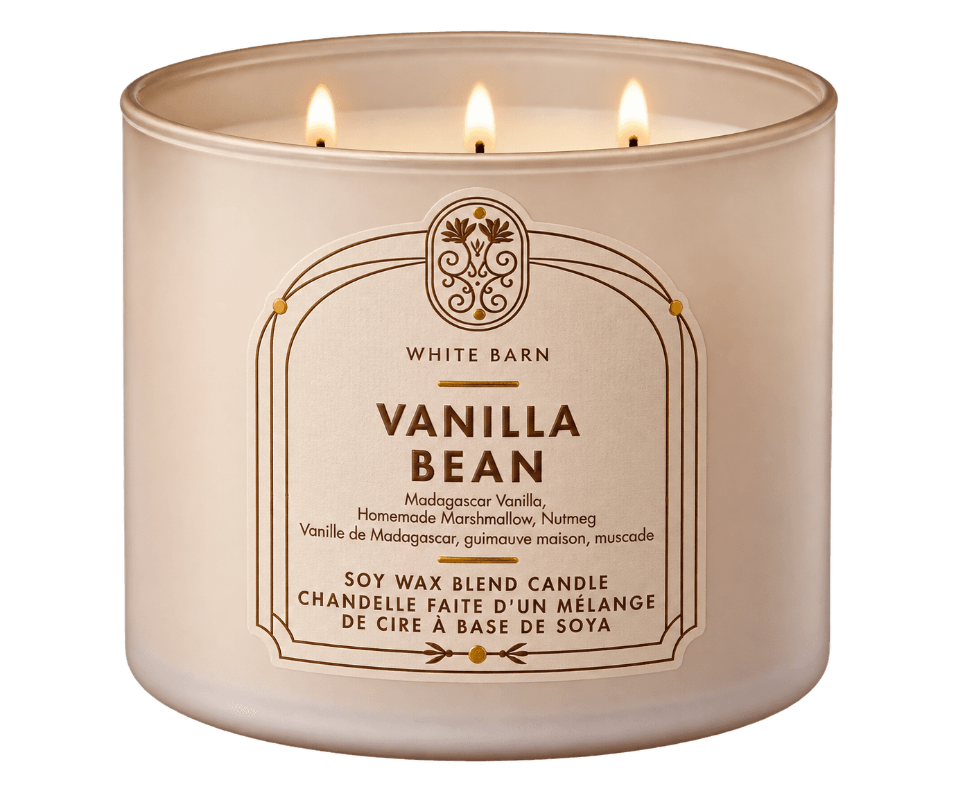 Vela 3 Mechas Vanilla Bean - Bath & Body Works