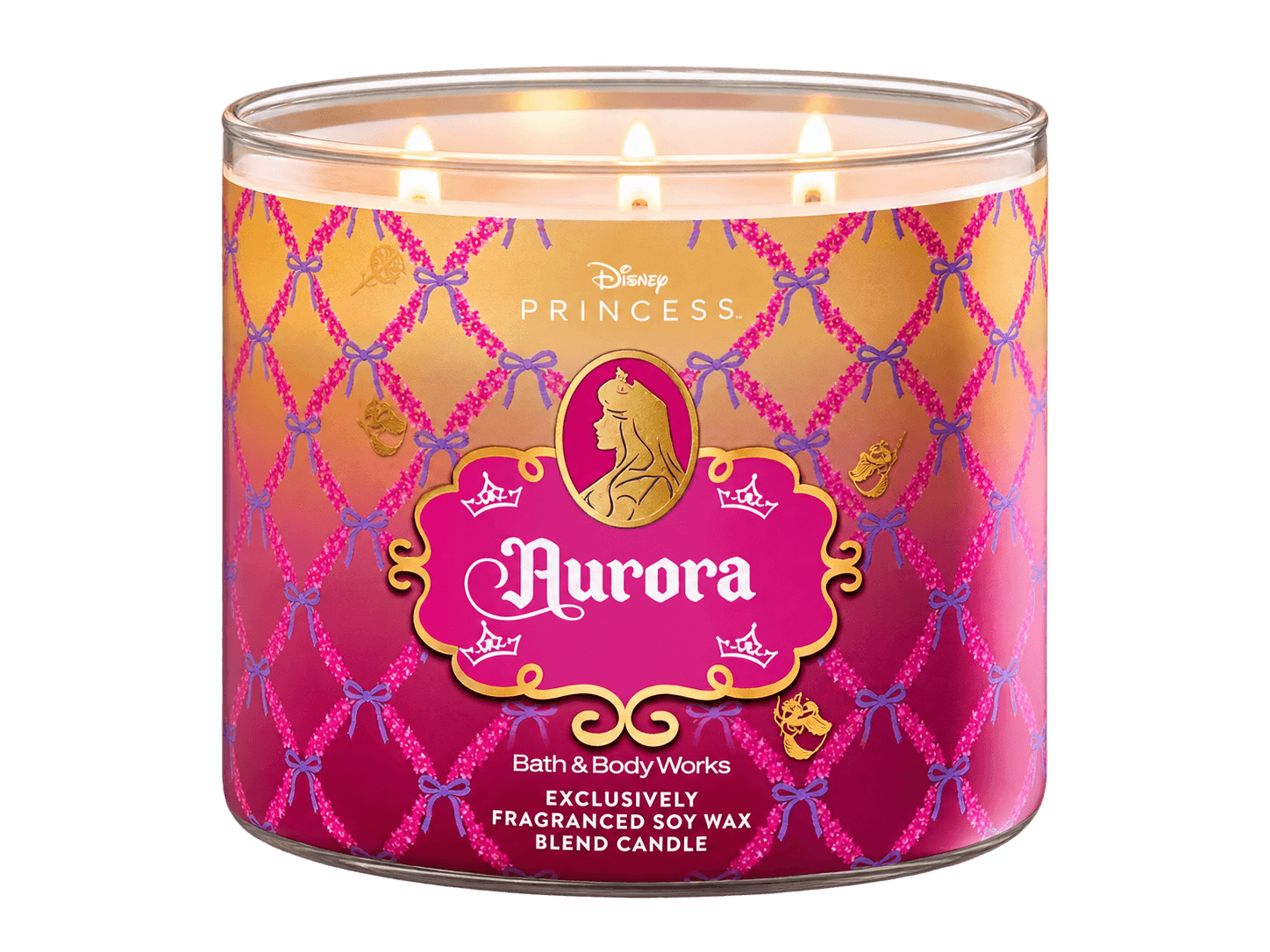 Vela 3 Mechas Aurora Disney Princess - Bath & Body Works
